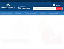 Tablet Screenshot of makroservice.com.br
